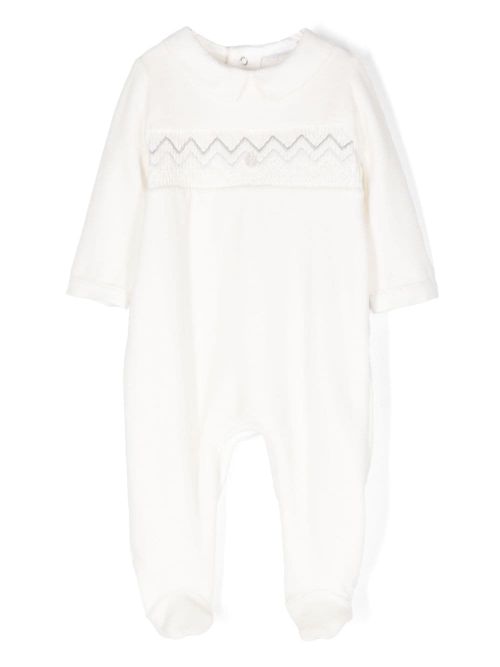 Logo-plaque pajamas - White