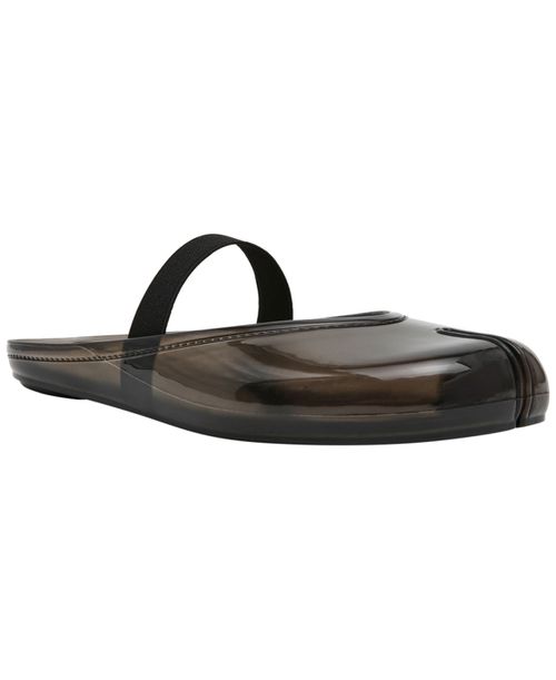 Women's Cova Jelly Split Toe Mule Flats - Black