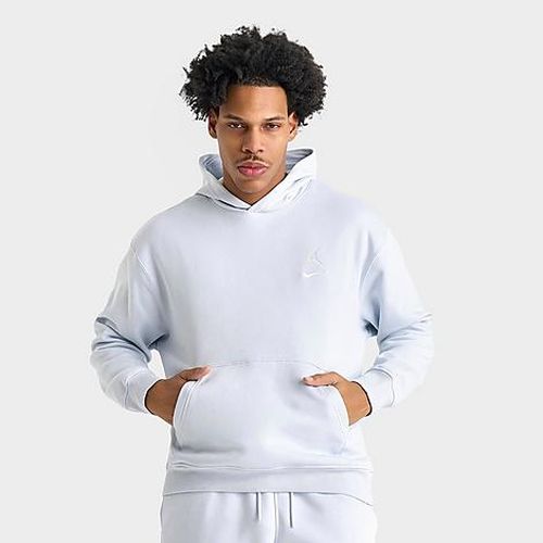 Men's Swoosh Brooklyn Fleece Pullover Hoodie in Aura/Pale Ivory