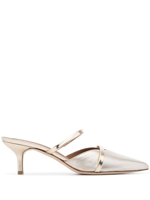 Frankie 45mm mules - Gold