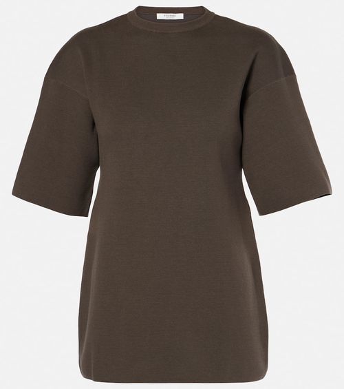 Dwyn wool and cotton-blend T-shirt