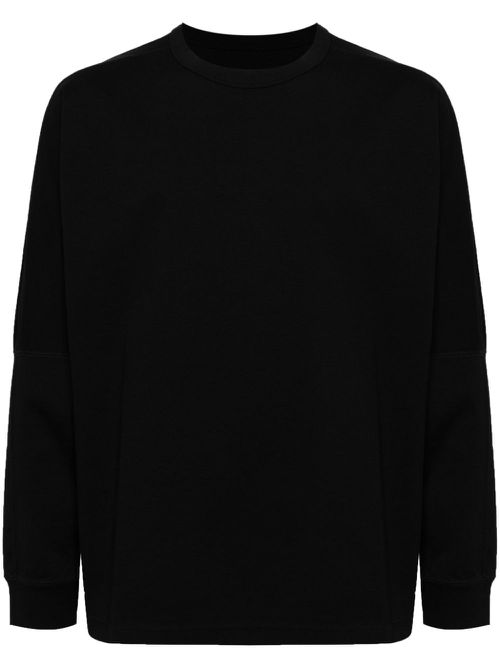 Crew-neck jersey sw - Black