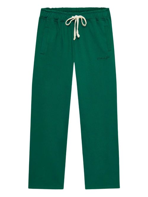 FREEDOM OF SPACE cotton track pants - Green