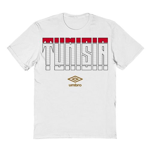 Men's Umbro Tunisia Country Stack Graphic Tee, : , White