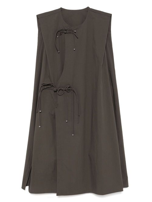 JNBY bead-embellished sleeveless dress - Green