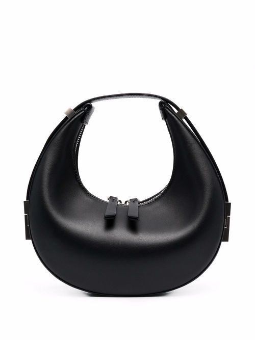 Polished-finish tote bag - Black