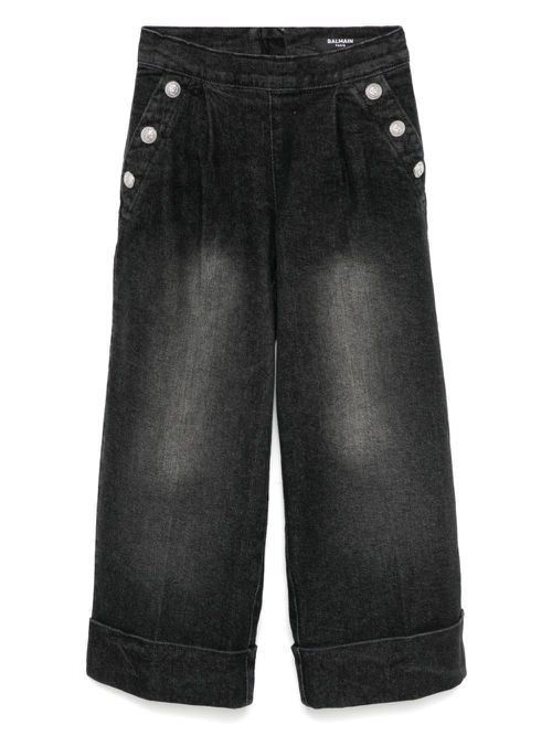 Wide-leg jeans - Black
