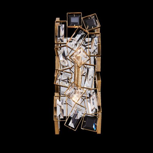 Winter Brass Two Light Wall Sconce from the Inclanta Collection