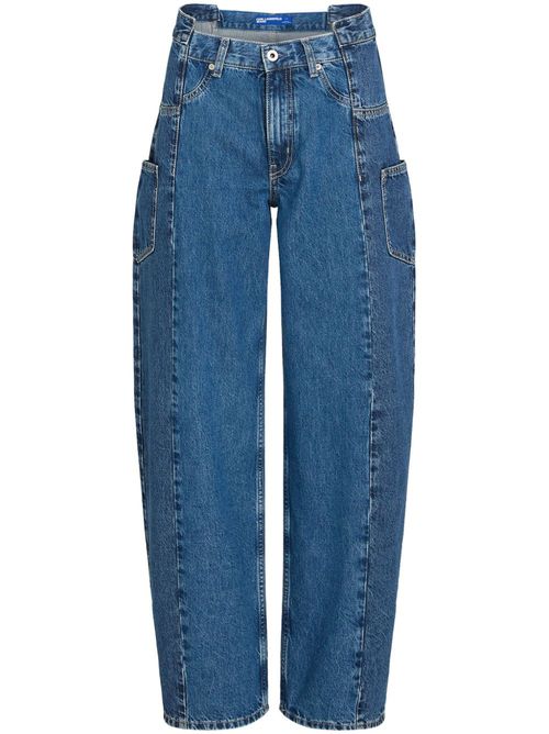 Deconstructed baggy jeans - Blue