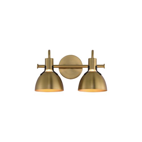 Satin Brass Wall Sconce from the Dusk Collection