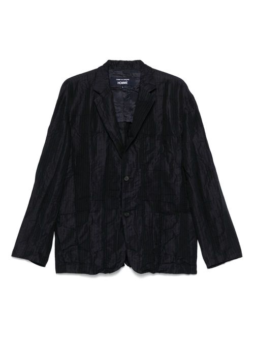 Comme des Garçons Homme pinstriped blazer - Blue