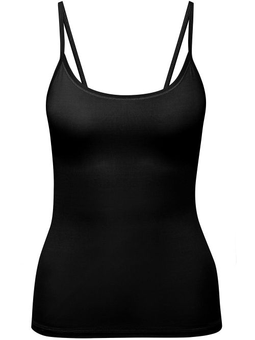 Calida Black Nylon Strap Top