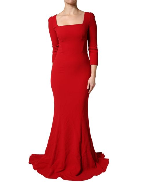 Bodycon Mermaid Dress — Red