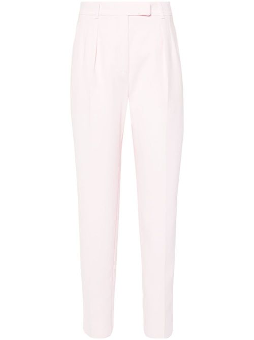 Pleat-detail trousers - Pink