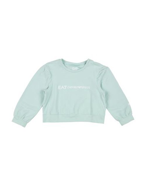 Kid Girl Sweatshirt Light green Size 12 Cotton, Elastane