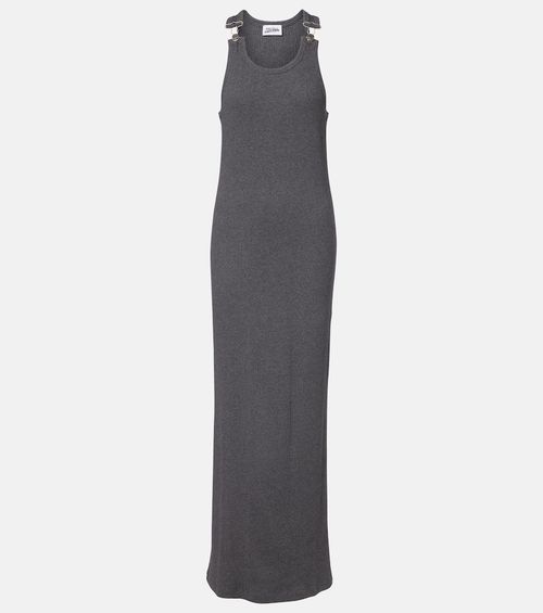 Cotton jersey maxi dress