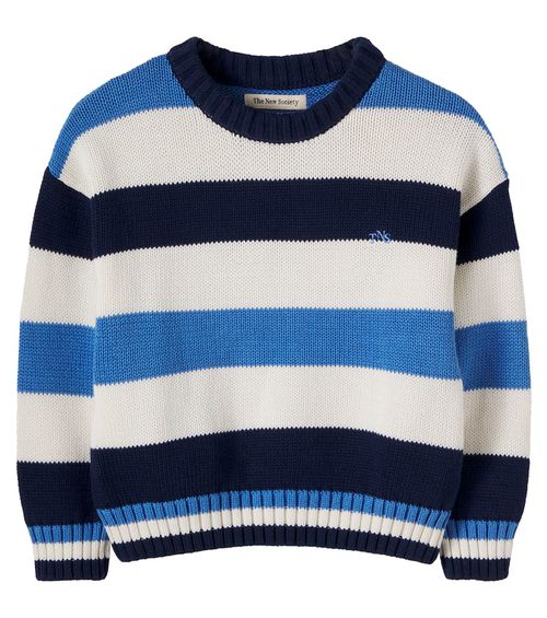 Celosia striped cotton sweater