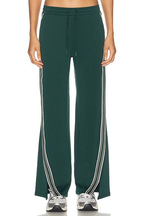 THE UPSIDE Roma Pant in Green - Dark Green. L also in M