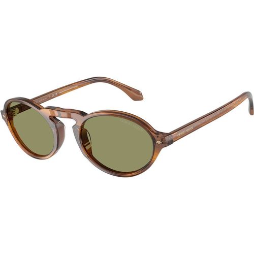 Giorgio Armani Man Giorgio Armani AR8219U 616314 Sunglasses Acetate Turtle Green Round Norma