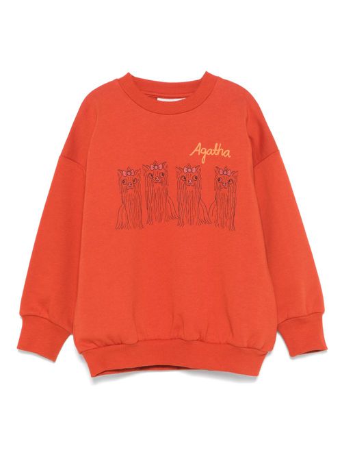 Agatha Dogs sweater - Red