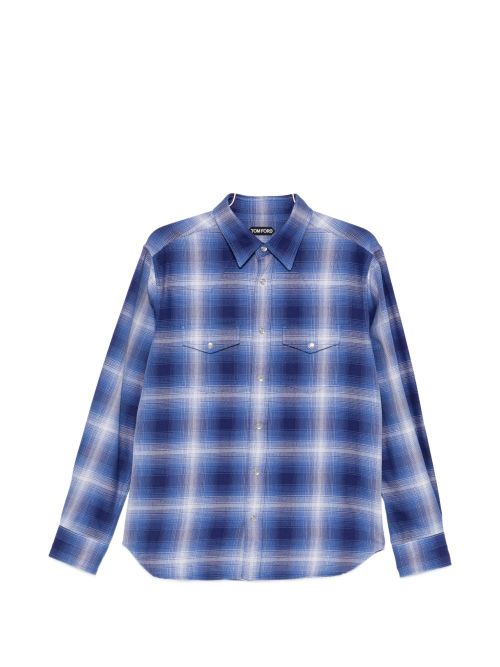 Cotton checked shirt