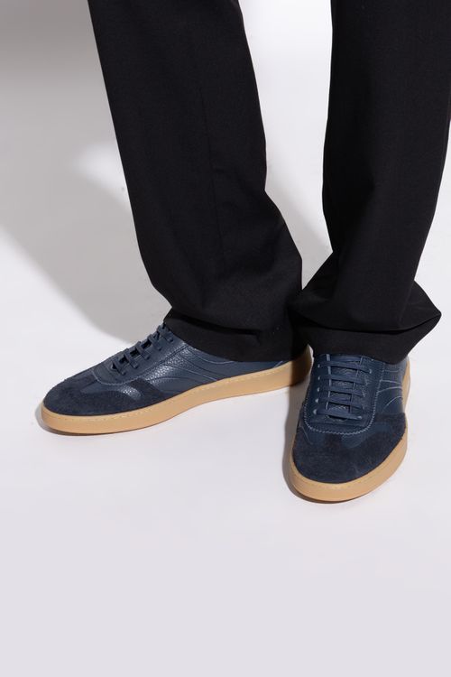 Sports Shoes With Logo, Men's, Navy Blue