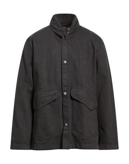 Man Jacket Charcoal Size S Organic cotton, Recycled polyester