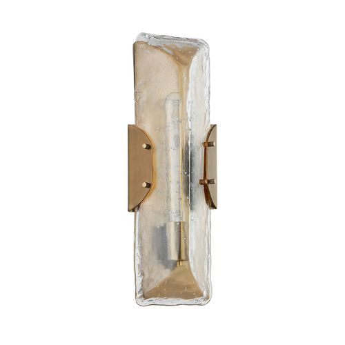 Patina Brass One Light Wall Sconce from the Nordic Collection