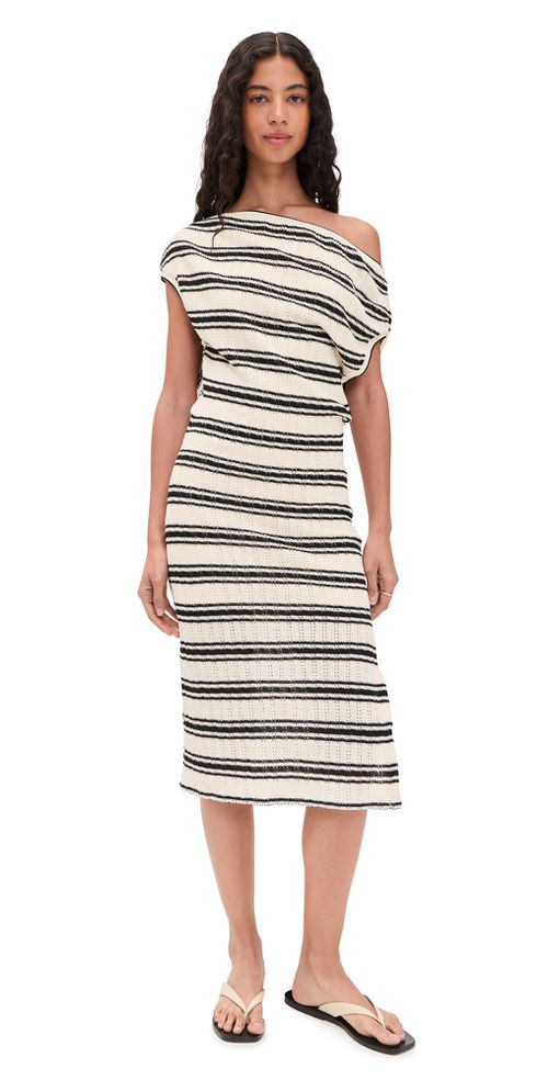 Stripe Chet Dress Black Stripe