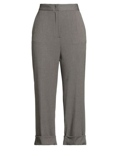 Caractère Woman Pants Khaki Size 6 Polyester, Viscose, Elastane