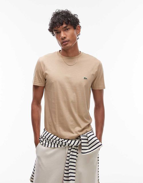 Pima t-shirt in beige-Neutral