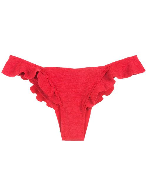 Winni ruffled bikini bottoms - Red