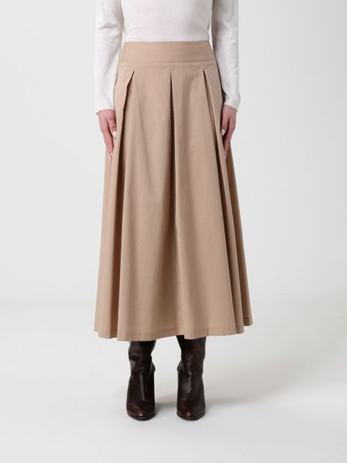 Skirt Woman color Camel