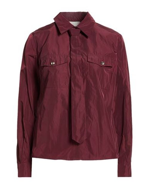 Woman Shirt Garnet Size 6 Polyester