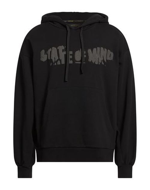 Man Sweatshirt Black Size L Cotton