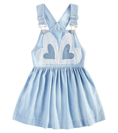 Zimmermann Kids Waverly Heart denim dress
