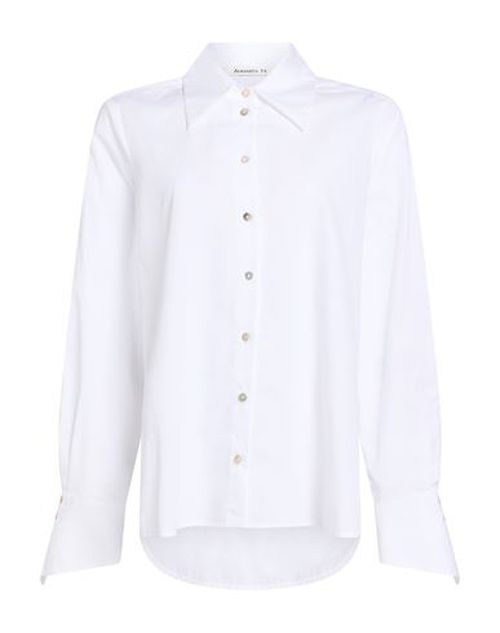 Woman Shirt White Size 6 Cotton