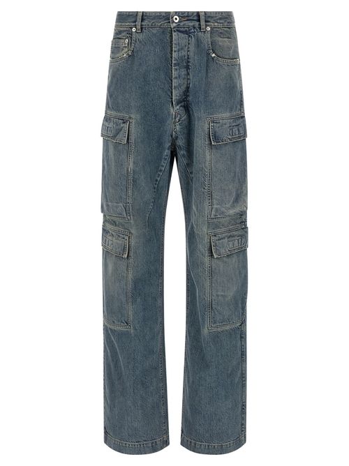 Blue Mid Rise Jeans