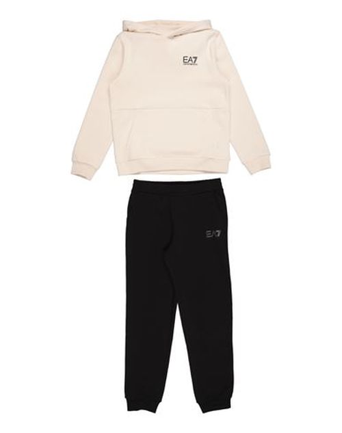 Kid Boy Tracksuit Beige Size 12 Cotton, Polyester, Elastane
