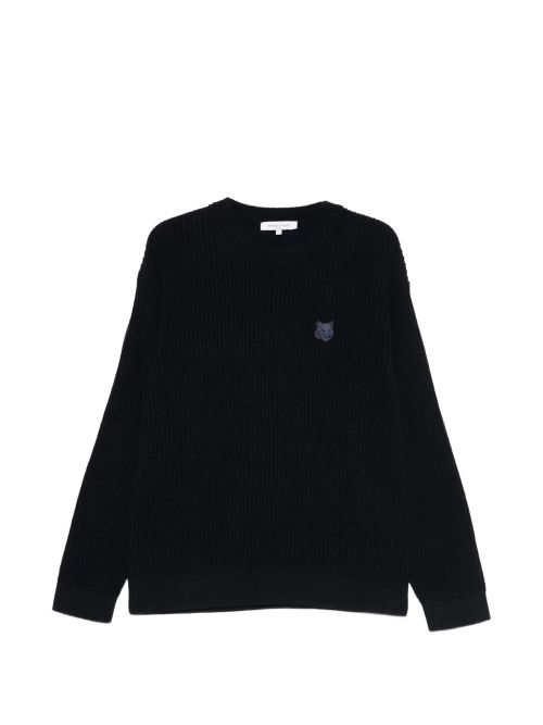 Maison Kitsuné Ribbed Cotton Jumper for Men