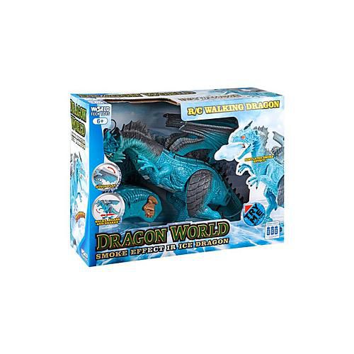 Monster World Electric Walking Smoking RC Blue Dragon