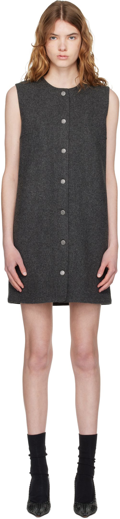 Gray Mini Dress