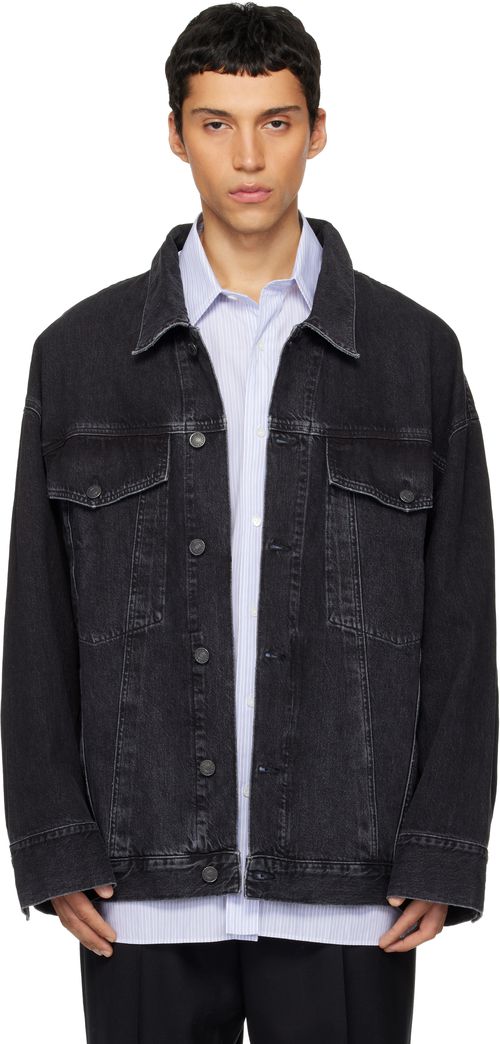 Black Wayne Denim Jacket