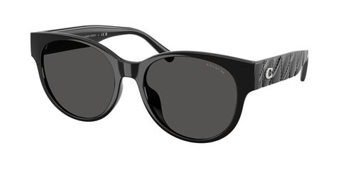 Coach HC8430D CAE87 Asian Fit 500287 Men's Sunglasses Black Size 56