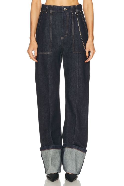 Sportmax Onorata Wide Leg in Midnight Blue - Blue. 0 also in