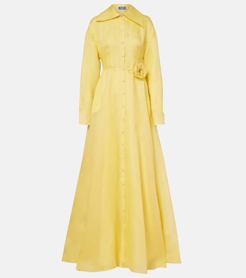 Josephine floral silk gown