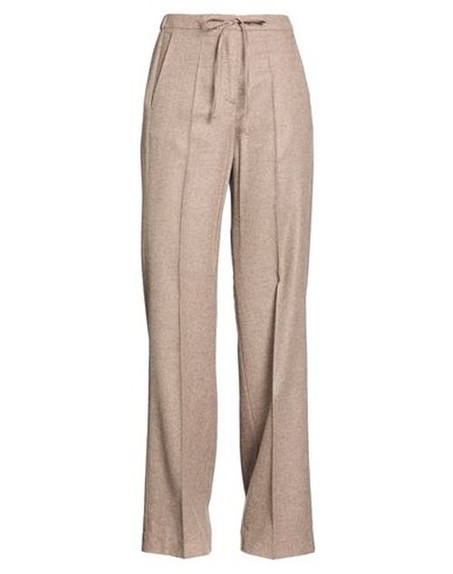 Caractère Woman Pants Light brown Size 10 Viscose, Wool