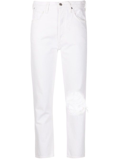 Charlotte straight-leg jeans - White