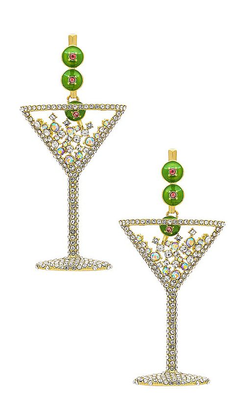 BaubleBar STATEMENT-OHRRINGE DIRTY MARTINI in Metallic Gold