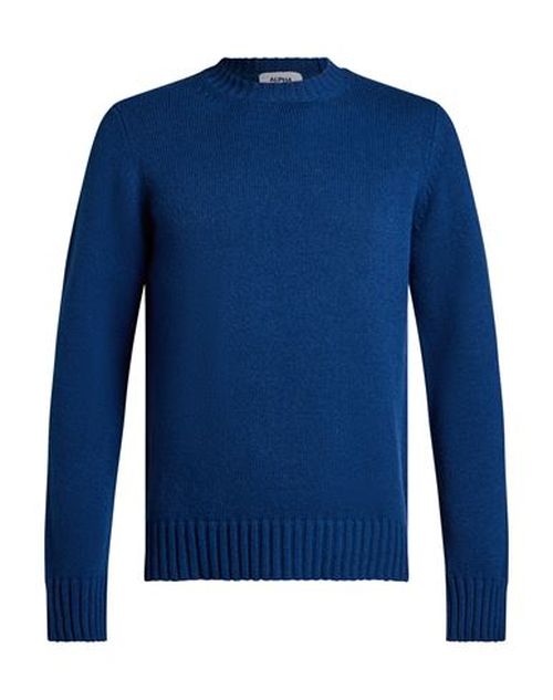 Man Sweater Blue Size 36 Cashmere
